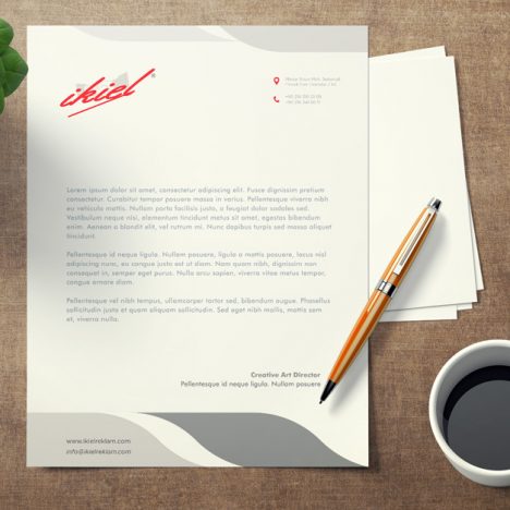 Üsküdar matbaa antetli